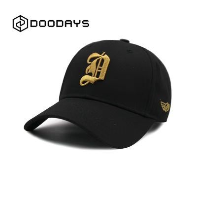 doodays刺绣字母D四季遮阳防晒棒球帽男女同款防晒透气运动帽子