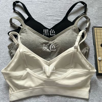美背内衣女无钢圈薄款小胸聚拢运动吊带背心抹胸式一体裹胸文胸罩优惠券