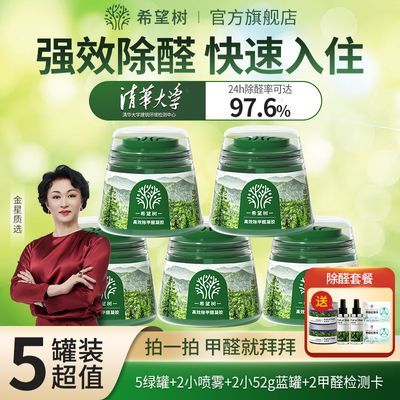 希望树小绿罐升级二代果冻金星推荐新房装修孕妇除甲醛清除剂家用