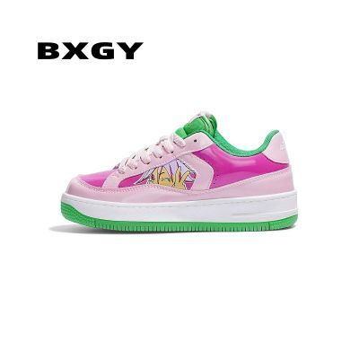 BXGY无上喜乐 明星同款卡通粉板鞋女潮流低帮休闲鞋ins情侣运动鞋