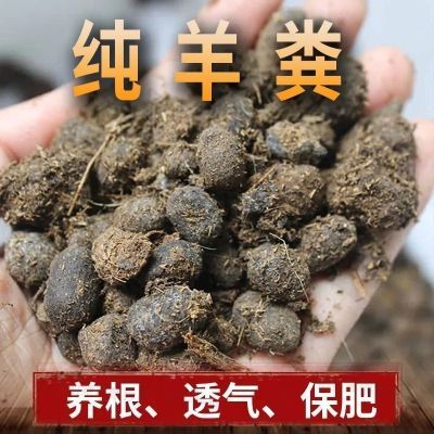 土壤活化剂发酵羊粪花肥料养花通用万能有机肥营养土无异味纯羊粪