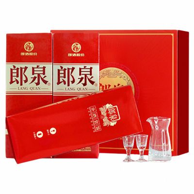 郎酒 52度郎酒郎泉·故水450ml*2瓶正品双支礼盒