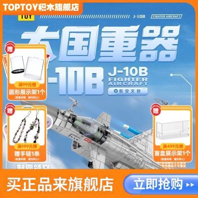 百亿补贴：TOPTOY正版中国积木歼10b飞机拼装益智创意玩具男女孩生日礼物 113元