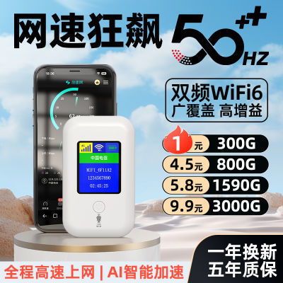 2024新款随身无线wifi免插电4g租房宿舍户外便携移动无线路由器iz