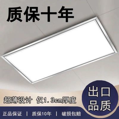 集成吊顶led灯厨房灯洗手间平板灯嵌入式长方形30x60吸顶