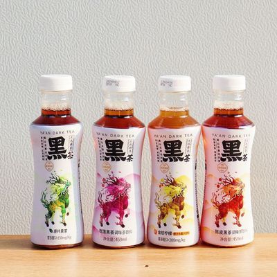 天选雅集雅安黑茶饮低糖0脂459ml*15瓶4口味可选低卡