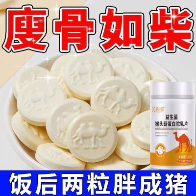 【增胖片】正品瘦人快速增肥产品益生菌人参驼乳变胖长肉增肌养胃