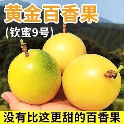 【巨甜】广西钦蜜9号黄金百香果3斤装百香果皱皮果新鲜应季水果