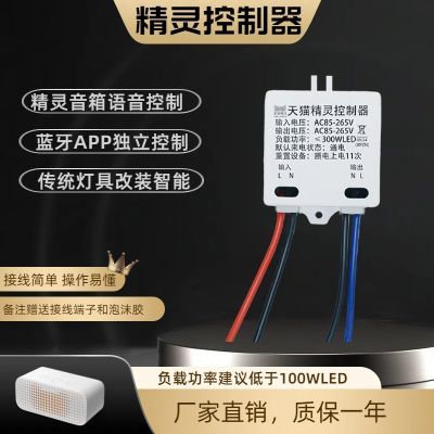 精灵蓝牙控制通断器模块语音远程定时操作搭配随意贴开关双控