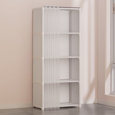 家用简易书架落地多层儿童书架自由组合格子柜房间书立阅读架防尘