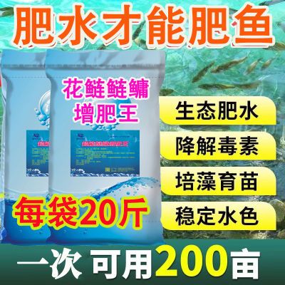 花白鲢速长肥饲料大头鱼水产养殖专用氨基酸肥水膏鱼苗培菌培藻