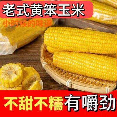 真空笨玉米传统黄棒开袋即食无添加非转基因代餐免煮不甜不糯不粘