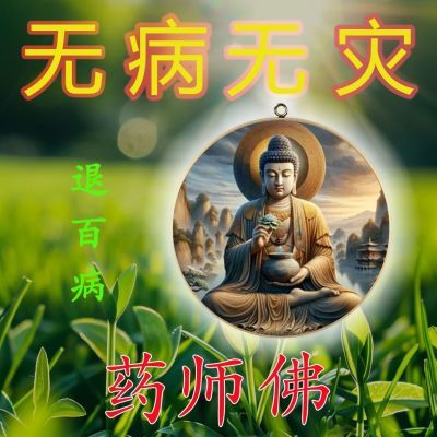 【药师佛】祛百病十二生肖御守豪运来招运进财汽车挂件钥匙扣吊坠