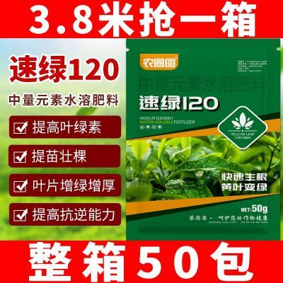 速绿120套餐正品壮苗叶绿素120蔬菜黄叶变绿叶面肥叶绿素正品正牌