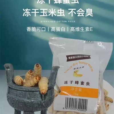 冻干玉米虫蜂蛹蜜袋鼯鸟食仓鼠零食守宫蜥蜴龟高蛋白1袋包邮