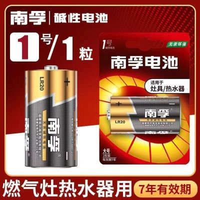 南孚电池一号燃气灶LR20热水器大号碱性1.5玩具煤气灶具