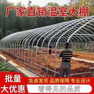 蔬菜大棚温室全套养鸡鸭牛羊猪畜牧种植大棚钢架大棚拱杆一整套