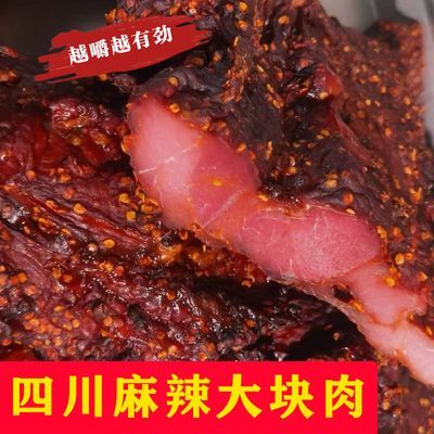 麻辣大块肉风干肉牛肉风味四川干巴肉全纯瘦里脊肉重庆酒席半成品