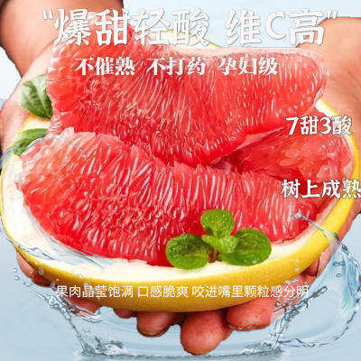 梅州正宗红肉蜜柚子红心柚大果新鲜水果礼盒装红柚【9月2日发完】