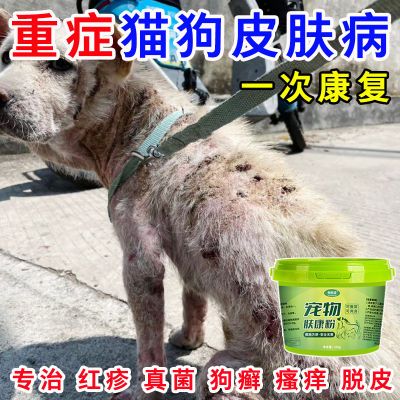 狗狗肤康粉宠物全身杀螨除菌防皮肤病免洗猫咪兔子幼犬幼猫用品