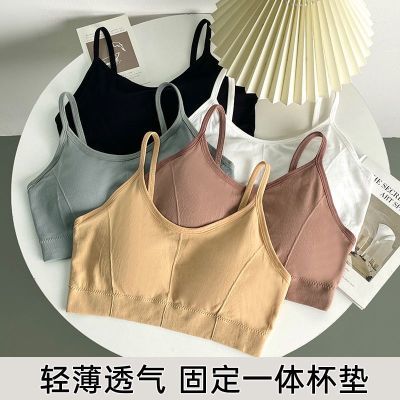 美背内衣女无钢圈运动背心防走光裹胸抹胸小胸聚拢少女薄款文胸优惠券