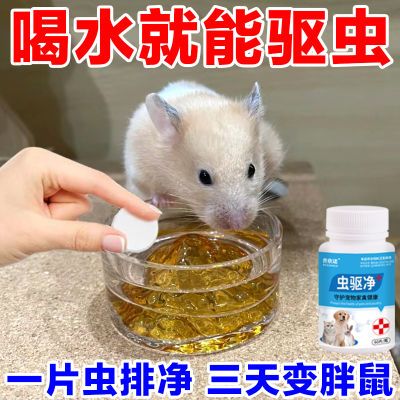 仓鼠驱虫药仓鼠厌食不吸收家用驱虫寄生蛔虫内外同驱药宠物驱虫药