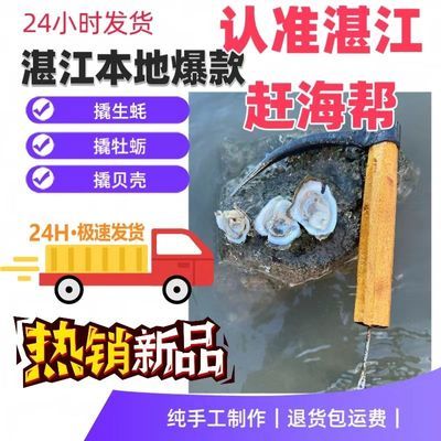 湛江赶海打海蛎生蚝工具撬海蛎肉钩翘生蚝刨蛎肉神器人工锻打蚝撬