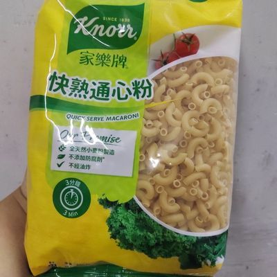 香港港版家乐牌快熟通心粉400g港式油炸即食儿童早餐空心方便速食