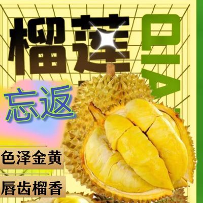 正宗泰国当季树上榴莲新鲜一整个 带壳熟香甜软孕妇水果整箱包邮