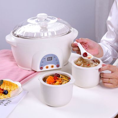 一锅三胆隔水炖全自动家用蒸汽炖煲汤陶瓷汤煲煮粥神器燕窝机