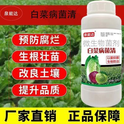 白菜防腐包心剂大白菜根腐霜霉病腐烂黄叶软腐专用叶面肥杀菌剂