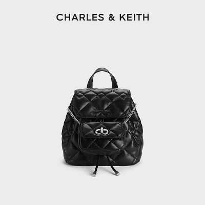 CHARLES&KEITH24春菱格大容量柔软双肩包CK2-60151400