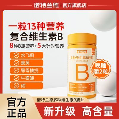 诺特兰德多种维生素b1b2b6姜黄成人复配维b牛磺酸水飞蓟7