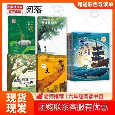 24年班班共读六年级海底两万里上下册就这样成长假如给我三天光明【9月11日发完】