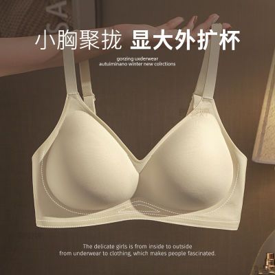 外扩内衣女小胸显大无痕加厚性感上托收副乳防下垂聚拢平胸文胸罩