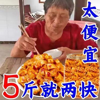 袁婆麻辣萝卜干农家腌制香辣脆萝卜丁咸菜下饭菜酱菜开胃小菜香脆