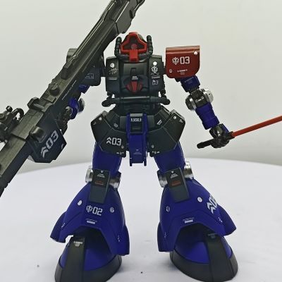 最新X-大魔HG GTO 0071/144 DomYMS-08B大魔黑色三连星板喷配色【9月10日发完】