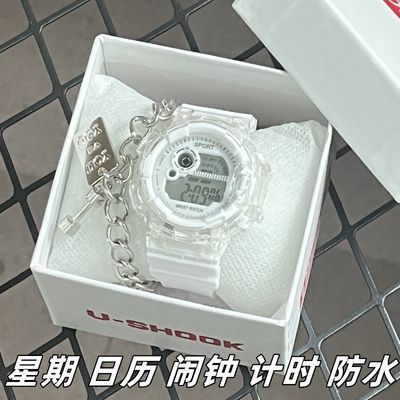 独角兽手表女ins高颜值中小学生儿童多功能夜光防水电子表男帅气