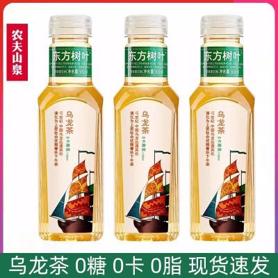 农夫山泉东方树叶乌龙茶500ml铁观音复合茶饮料0糖临保期特