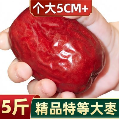 新疆和田大枣新货一级骏枣个大新疆红枣特产超甜正宗煮粥煲汤免洗