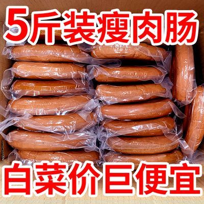 【5斤白菜价】哈尔滨风味红肠特产东北瘦肉肠整箱批发儿童肠即食