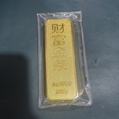 中国珠宝黄金金条200克足金财富投资9999送礼金砖收藏