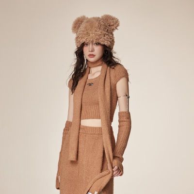 百亿补贴：拉拉波波美拉德毛织修身短袖女性感辣妹针织t恤设计感气质毛衣LBC 386.7元