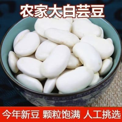 云南大白芸豆饭豆京豆大白豆新豆大雪豆农家自种粗粮大豆包邮