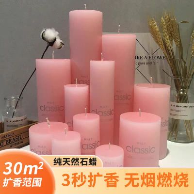 经典蜡烛圆柱无烟浪漫求婚香薰欧式烛光生日晚餐停电家用卧室新款