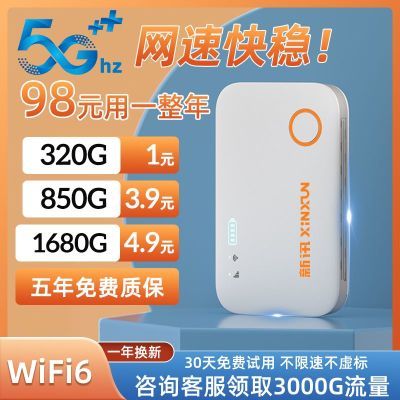 新款随身带wifi移动路由器免插电租房工地户外直播便携带上网神器