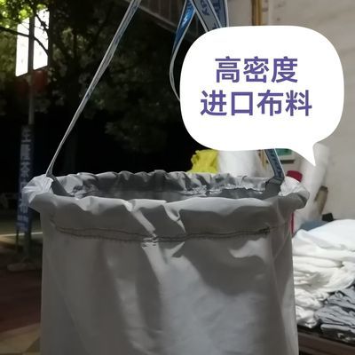 收八角专用袋牛津布长袋圆桶袋   中灰色