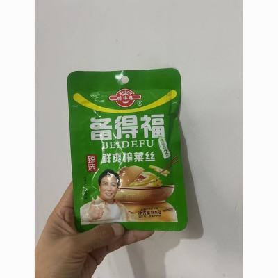 备得福鲜爽榨菜丝克即食88克不辣开胃正宗备得福榨菜配粥下饭好吃