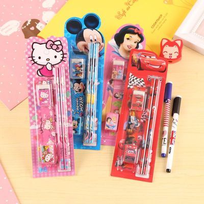 福利儿童开学卡通文具套装开学新款生日礼物幼儿园小礼品地推创意