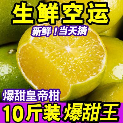 【现货】正宗超甜皇帝柑贡柑当季新鲜薄皮桔子无籽酸甜青皮大果